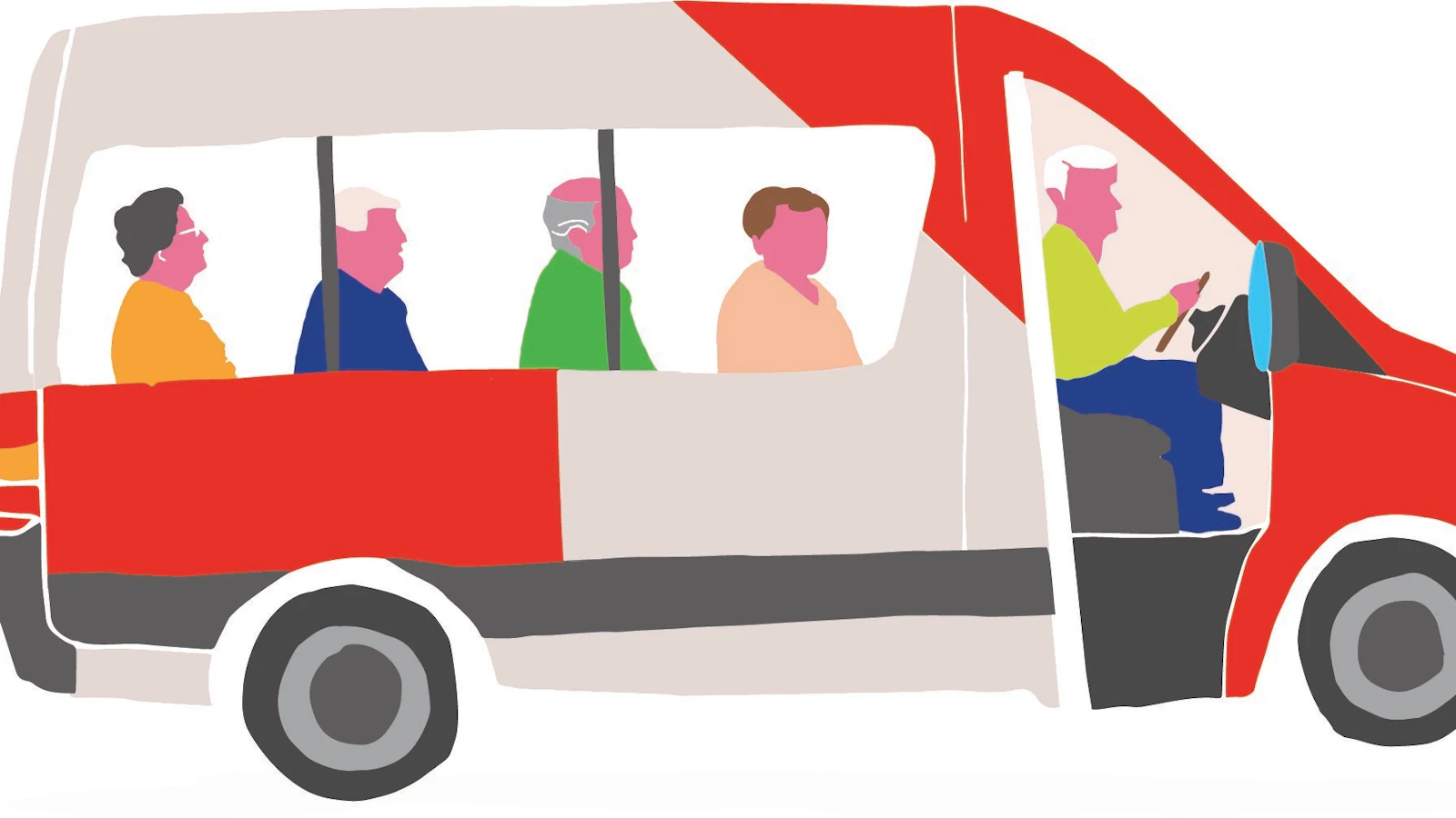 Busvervoer mensen