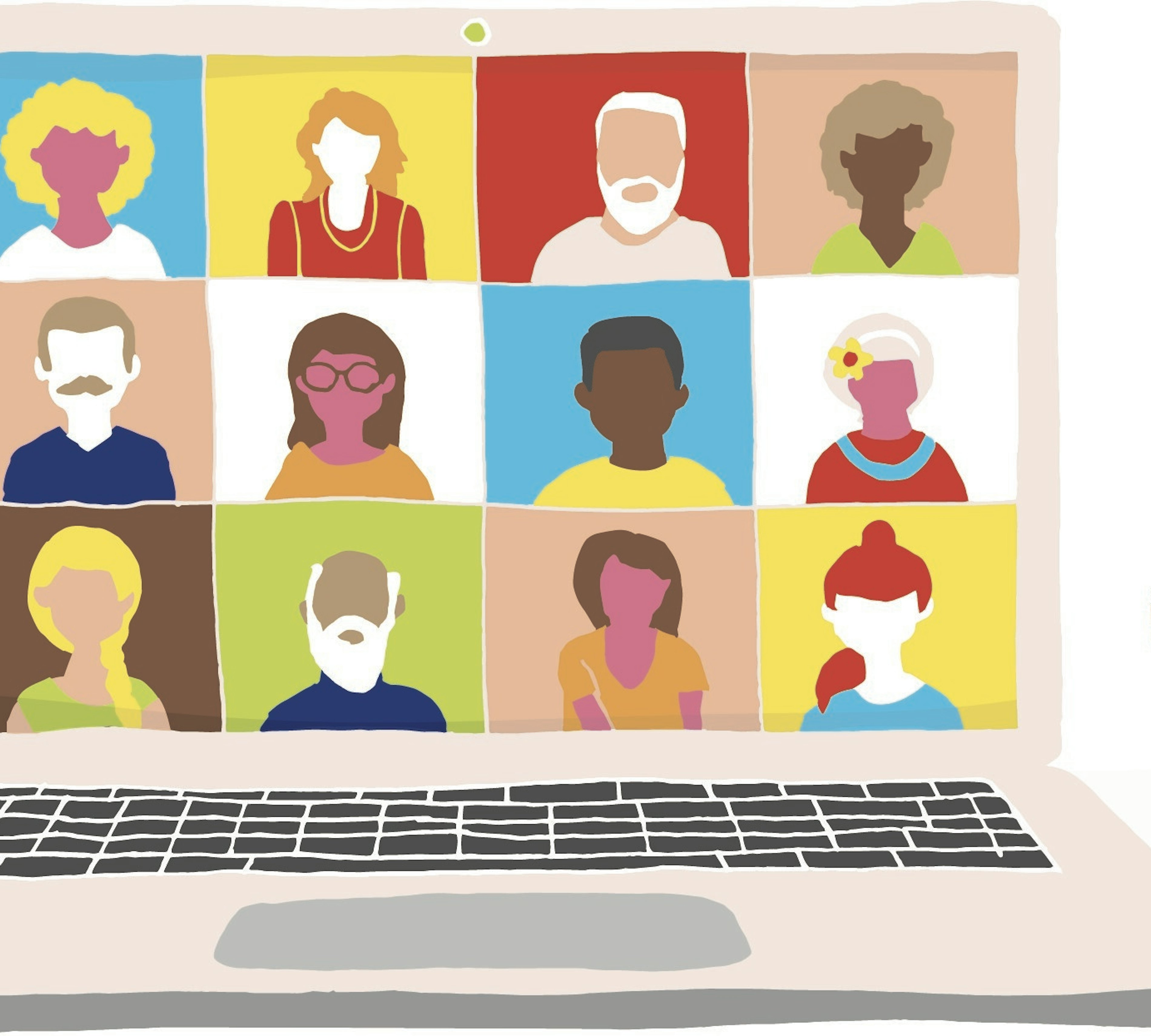 Digitaal vergaderen beeldbellen zoomen